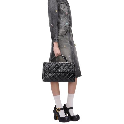 THE QUILTED XL DUAL CONVERTIBLE SHOULDER BAG